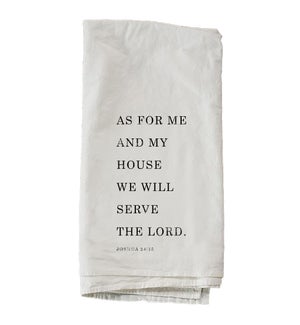 As For Me And My House Towel
